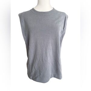 Athleta Steel Blue Gray Top Small Softstreme  NWOT
